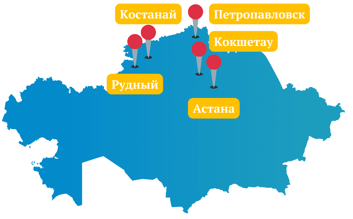 Карта Казахстана